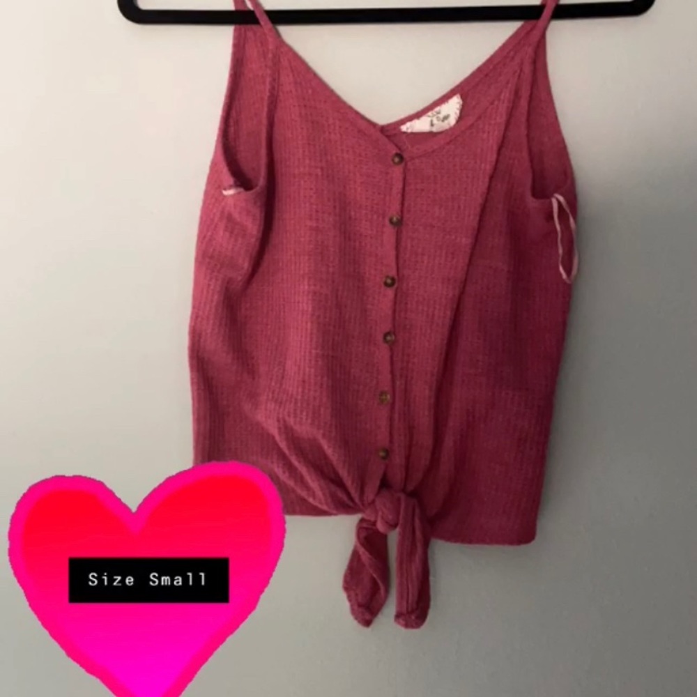 Cute crop knot tank